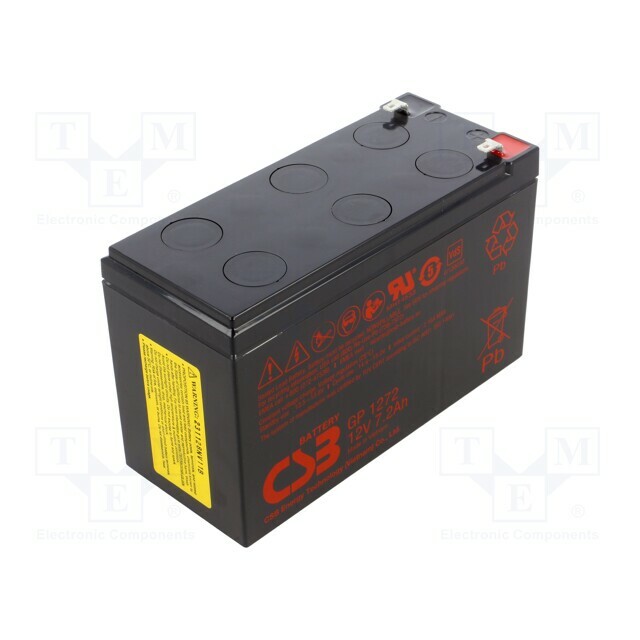 CSB BATTERY Re-battery: acid-lead; 12V; 7
