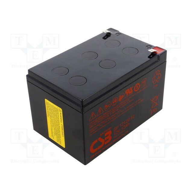 CSB BATTERY Re-battery: acid-lead; 12V; 12Ah