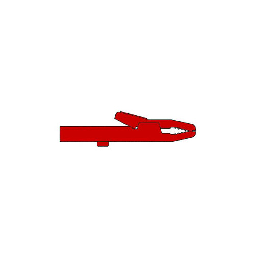 INSULATED CROCODILE CLIPS 4mm 25A /