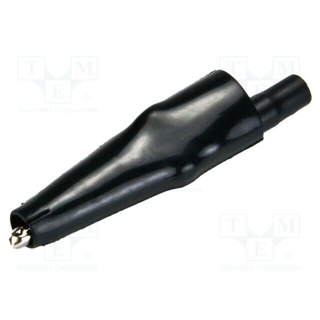 CAL TEST Crocodile clip; 10A; black