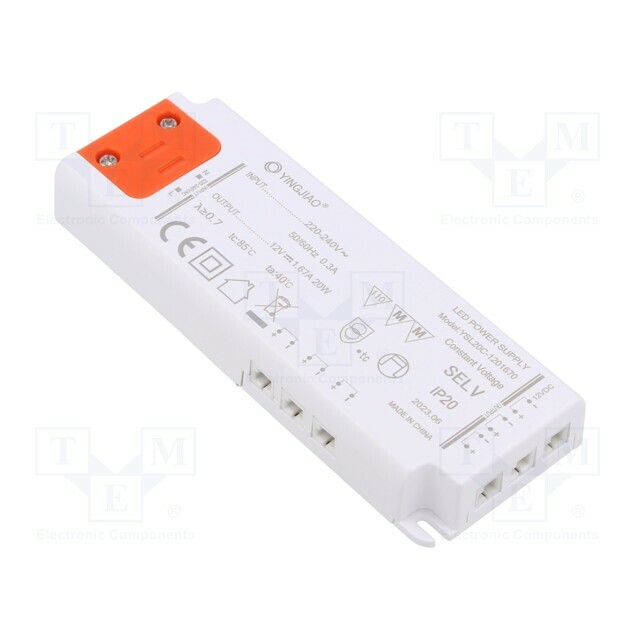 YINGJIAO Power supply: switching; LED; 20W