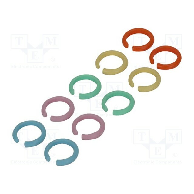 CAL TEST Identifier rings; oscilloscope probe
