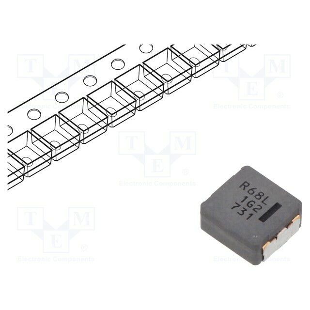 PANASONIC Inductor: wire; SMD; 680nH; 40A