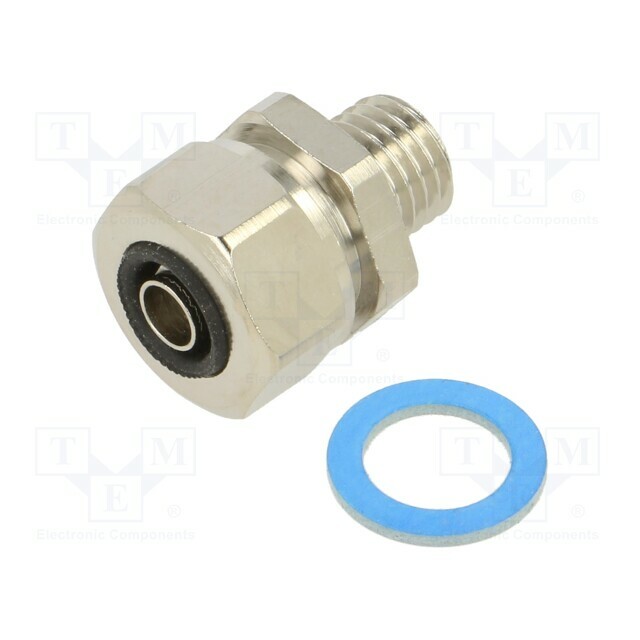 HELLERMANNTYTON Straight terminal connector; Thread: metric