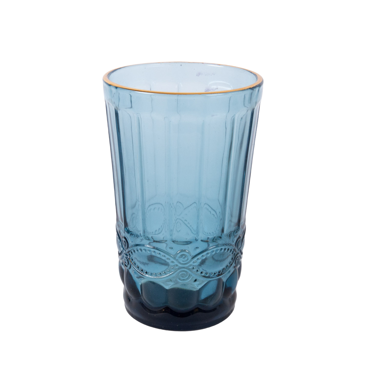 Joogiklaas kõrge LUNA 350ml, D8xH12cm, sinine