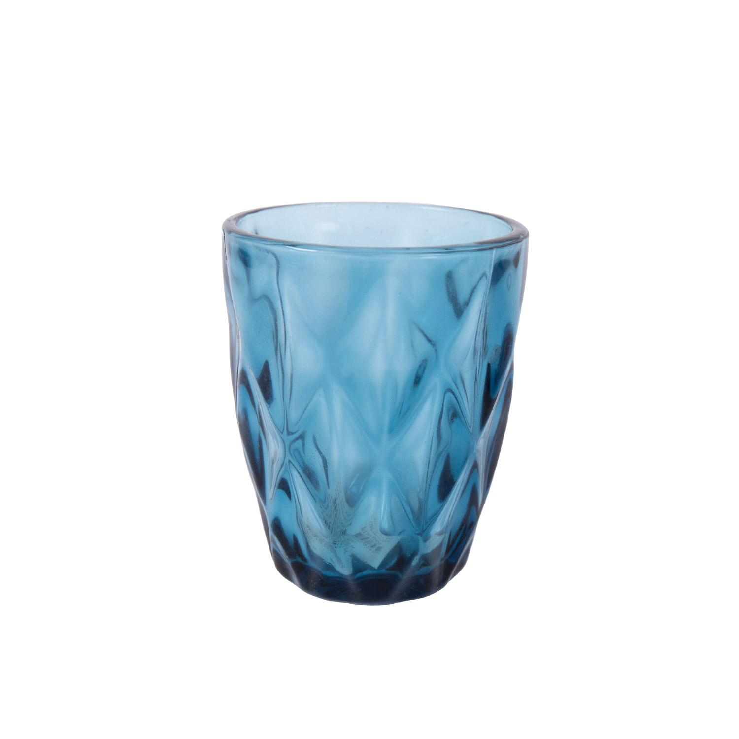 Joogiklaas madal CORAL 250ml, D8xH10cm, sinine