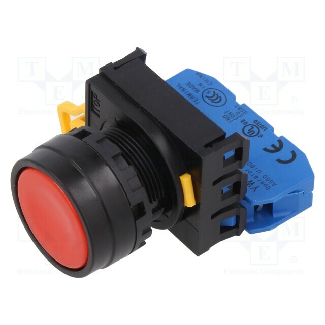 IDEC Switch: push-button; 22mm; Stabl.pos: