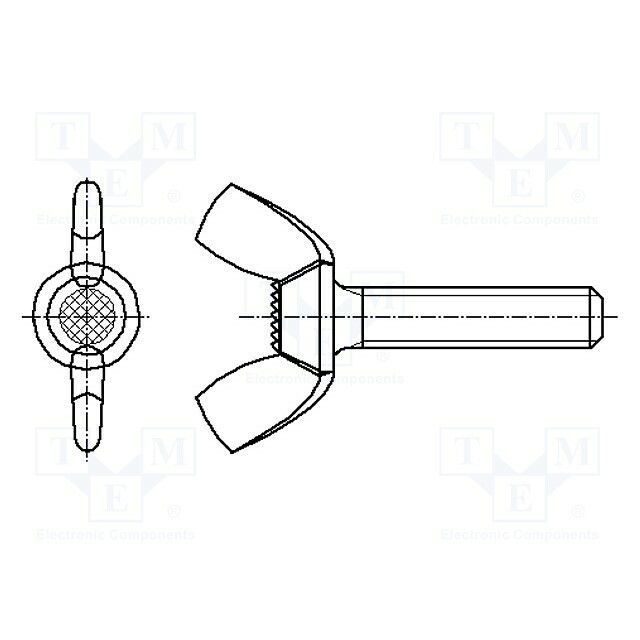 BOSSARD Screw; M4; M4x40; 0.7