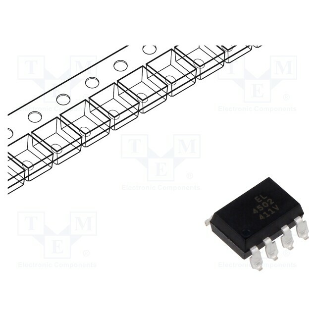 EVERLIGHT Optocoupler; SMD; Ch: 1; OUT: