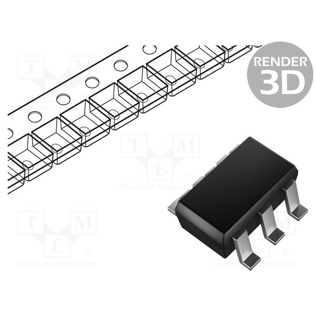 TEXAS INSTRUMENTS IC: analog switch; multiplexer