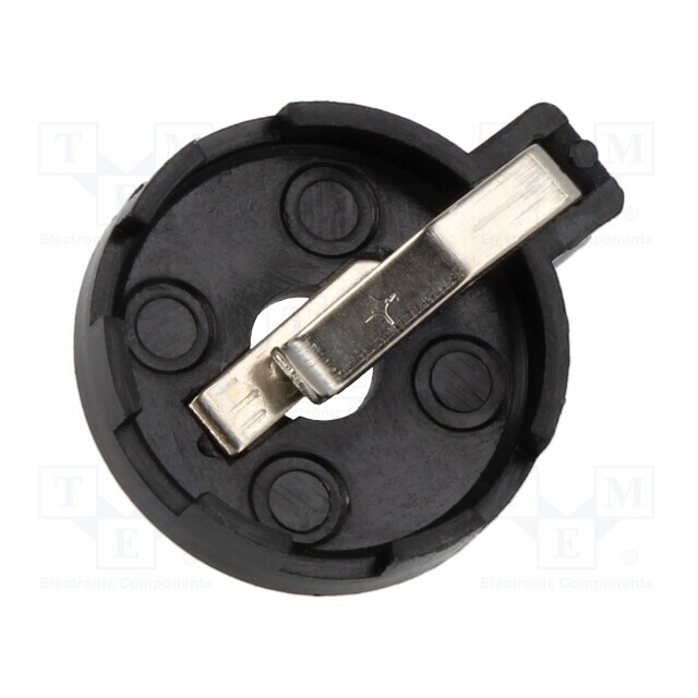 Socket; Batt.no: 1; horizontal,THT