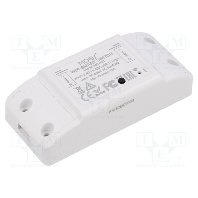 MOES Relay; WIFI; wall mount; 90÷250VAC