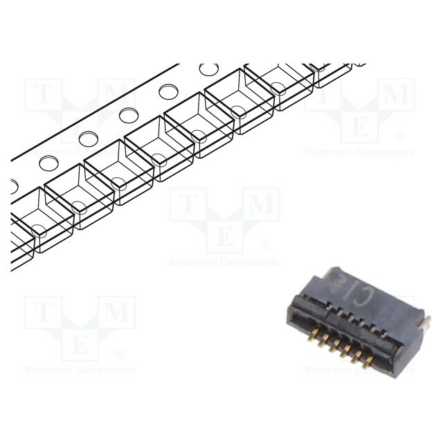 HIROSE Connector: FFC/FPC; gold-plated; SMT; 500mA