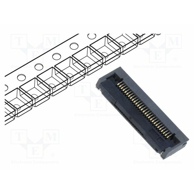 HIROSE Connector: FFC/FPC; gold-plated; SMT; 500mA