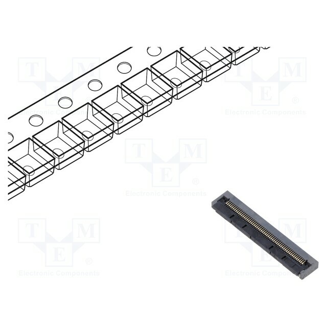HIROSE Connector: FFC/FPC; gold-plated; SMT; 500mA