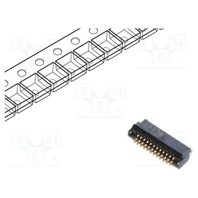 HIROSE Connector: FFC/FPC; gold-plated; SMT; 500mA