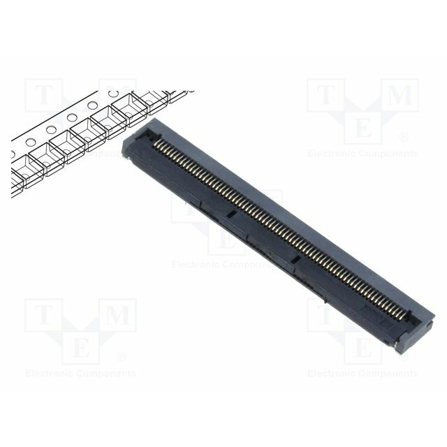 HIROSE Connector: FFC/FPC; gold-plated; SMT; 500mA