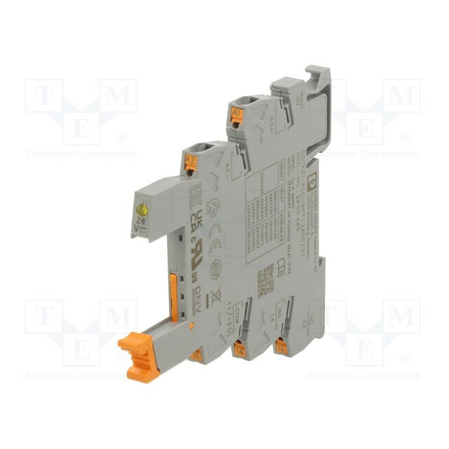 PHOENIX CONTACT Socket; Ucoil: 24VDC; for