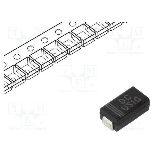 DC COMPONENTS Diode: rectifying; SMD; 400V