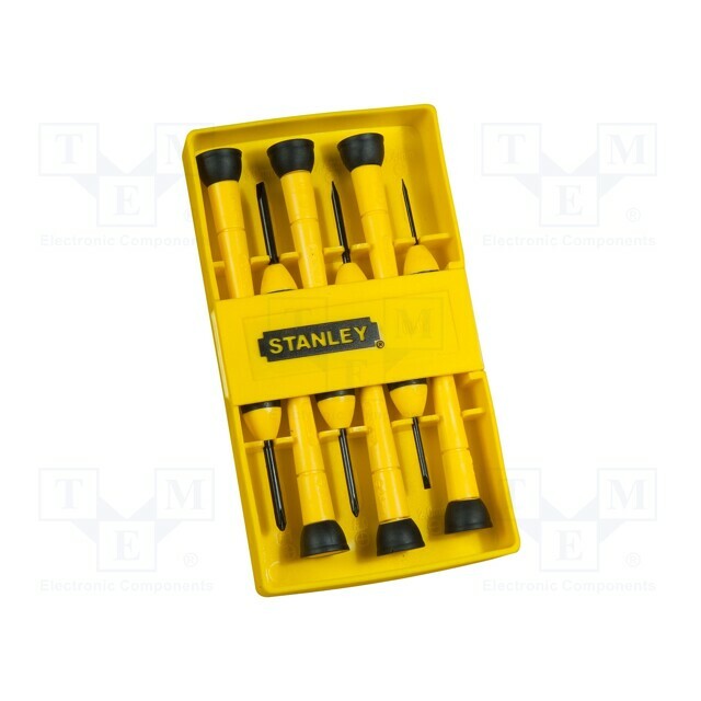STANLEY Screwdriver: precision-set; 6pcs. | STL-0-66-052