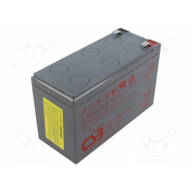 CSB BATTERY Re-battery: acid-lead; 12V; 7