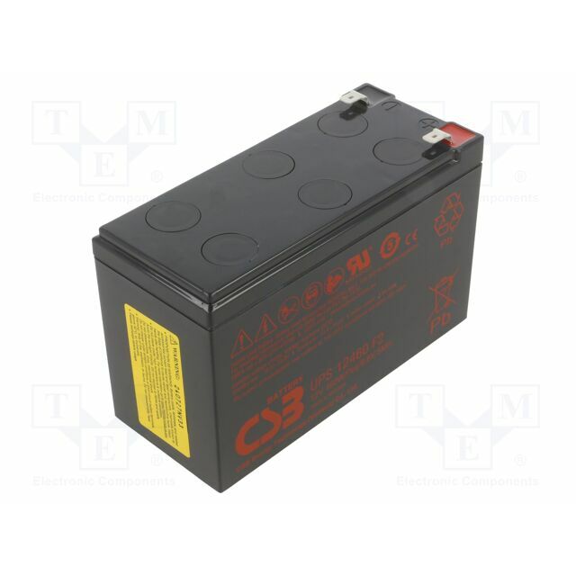CSB BATTERY Re-battery: acid-lead; 12V; 9Ah