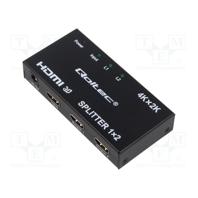 Splitter; HDMI 1.4; PnP; black