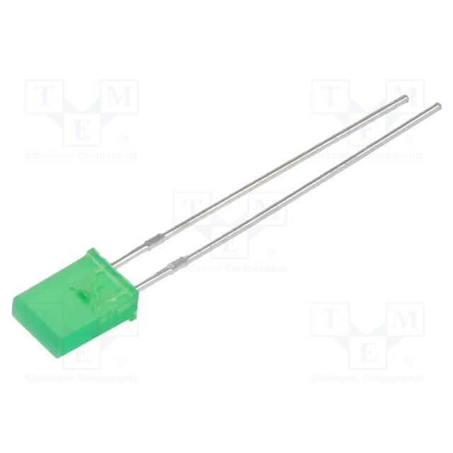 KINGBRIGHT ELECTRONIC LED; green; 5x7mm; 2÷5mcd