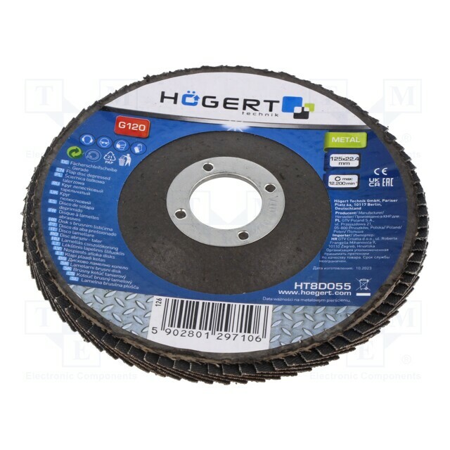 HÖGERT TECHNIK Flap grinding wheels; Ø: