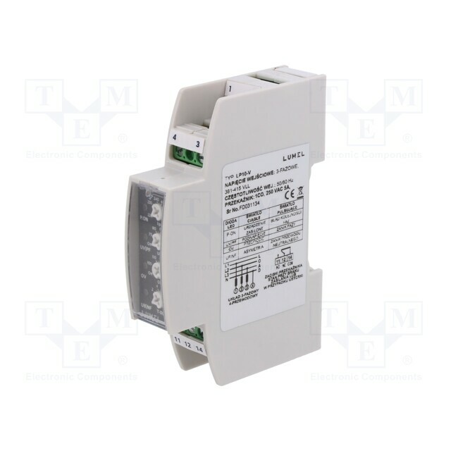 LUMEL Voltage monitoring relay; 381÷415VAC; for