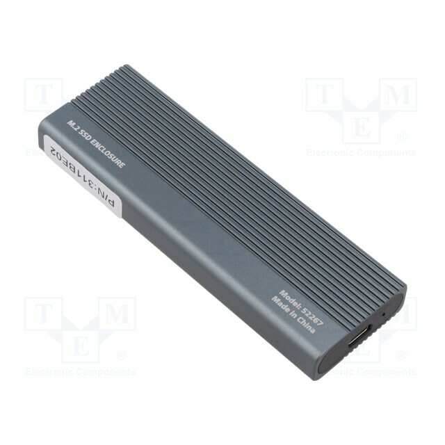 Hard discs housing: M.2; USB