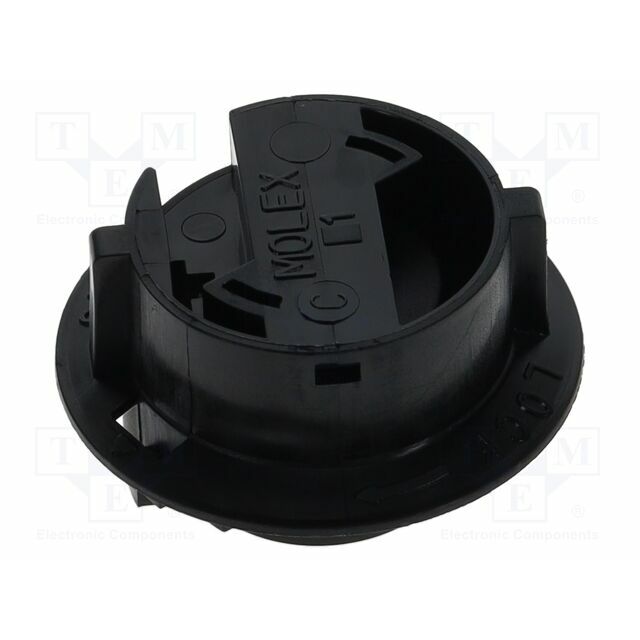 MOLEX Socket; PIN: 2; straight; black