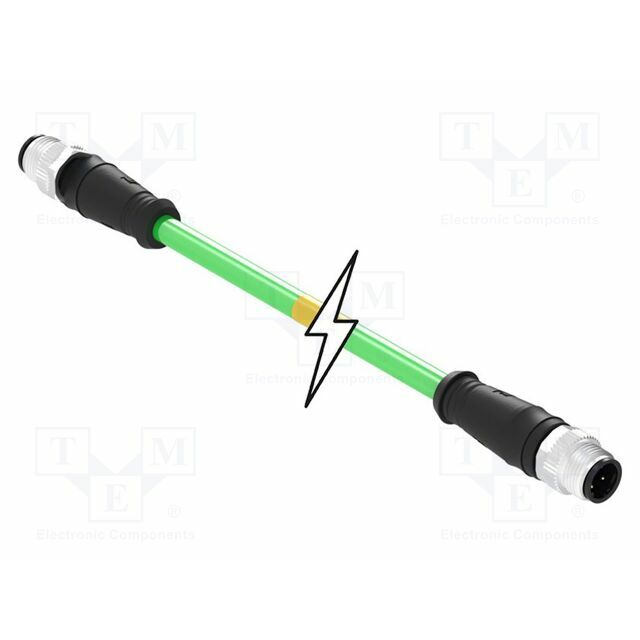MOLEX Cable: for sensors; M12; PIN: