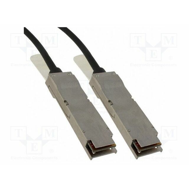 AMPHENOL Both sides; 1m; black; 32AWG