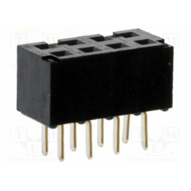 AMPHENOL Connector: wire-board; female; PIN: 8