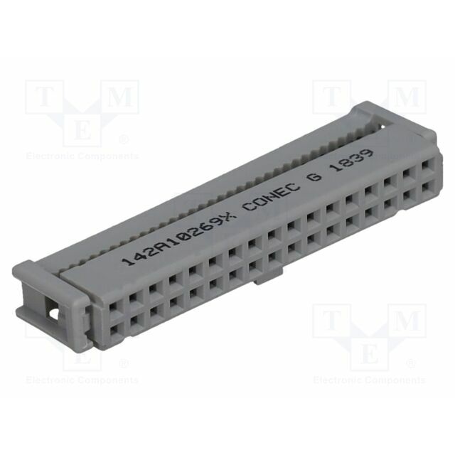 AMPHENOL Connector: IDC; socket; female; for