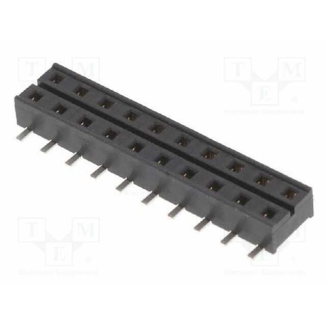 AMPHENOL Connector: wire-board; female; PIN: 20