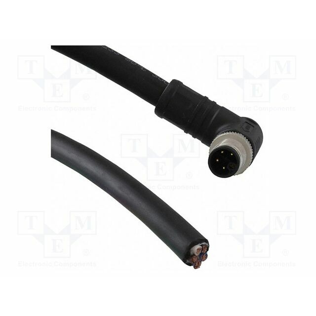 AMPHENOL Connector: M12; plug; male; PIN: