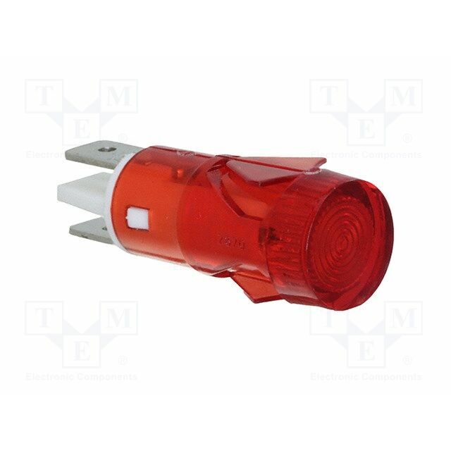 BULGIN Indicator: LED; prominent; amber; IP67