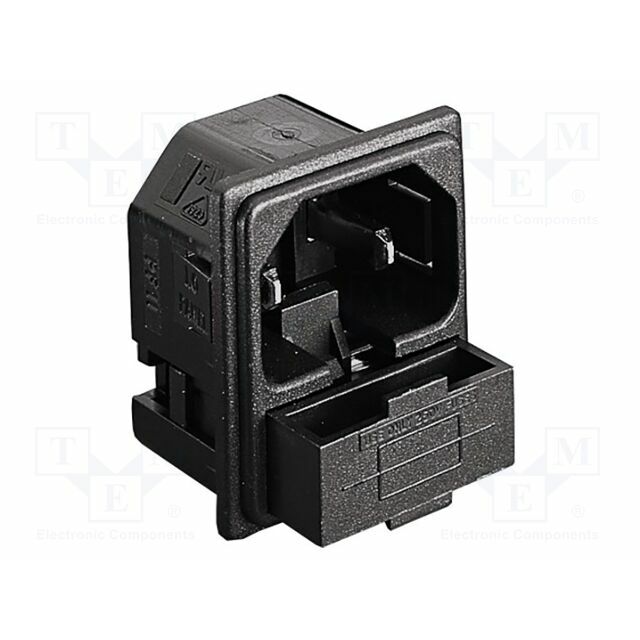 BULGIN Connector: AC supply; female; 10A