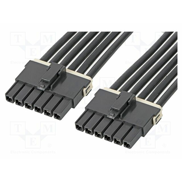 MOLEX Socket; PIN: 6; Mega-Fit; 25A