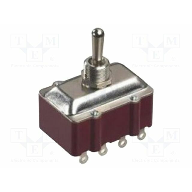 IDEC Switch: toggle; 4PDT; ON-(ON); Leads: