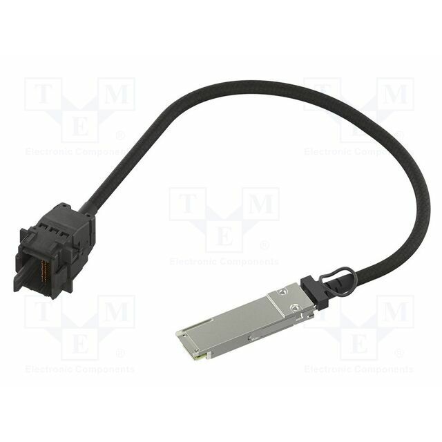 MOLEX 840mm; black; 30AWG; Plating: gold-plated