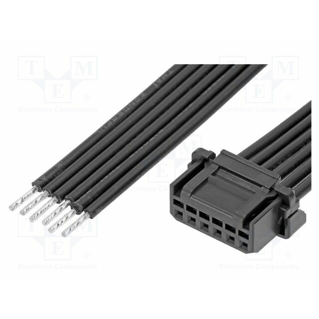 MOLEX Connector: wire-board; female; PIN: 6