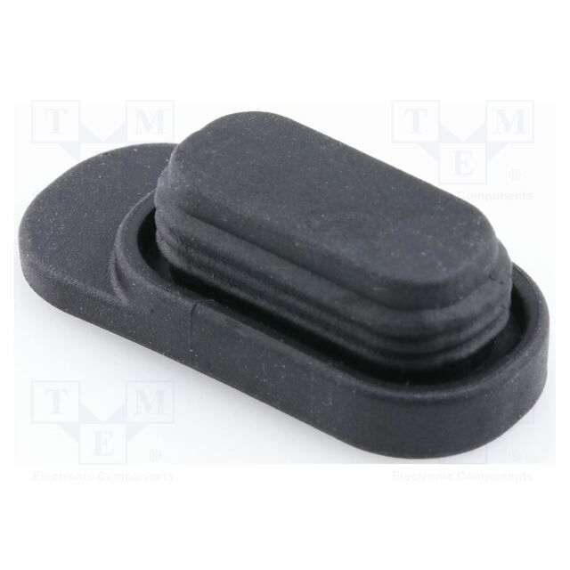 MOLEX Protection cover; straight; black; thermoplastic