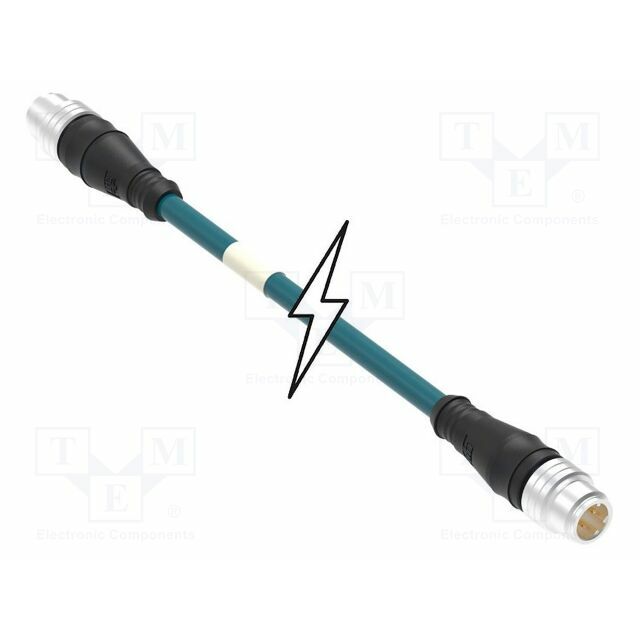 MOLEX Cable: for sensors; M12; PIN: