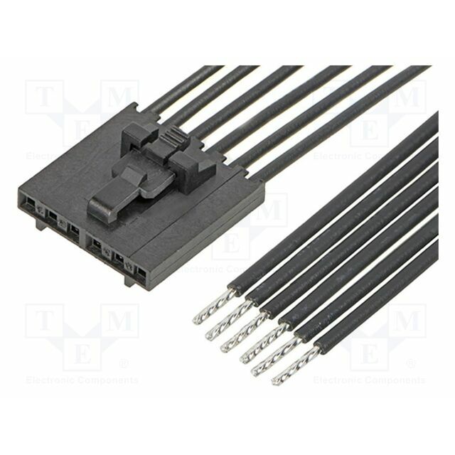 MOLEX PIN: 6; black; tinned; 2