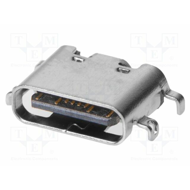 MOLEX Connector: USB C; socket; on