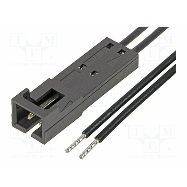 MOLEX PIN: 2; 50mm; black; tinned