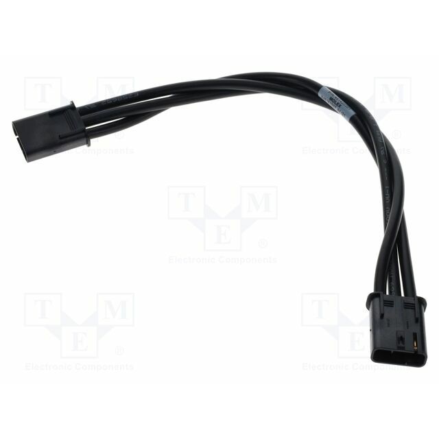 MOLEX PIN: 3; black; gold-plated; 7